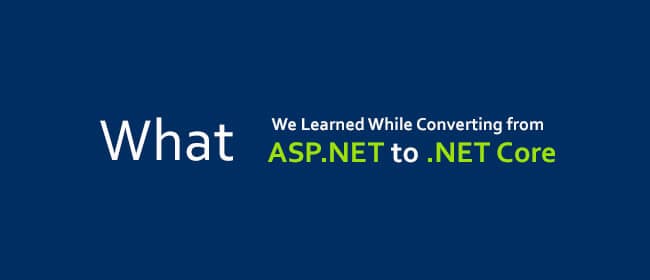 ASP DOT NET Core Development Service