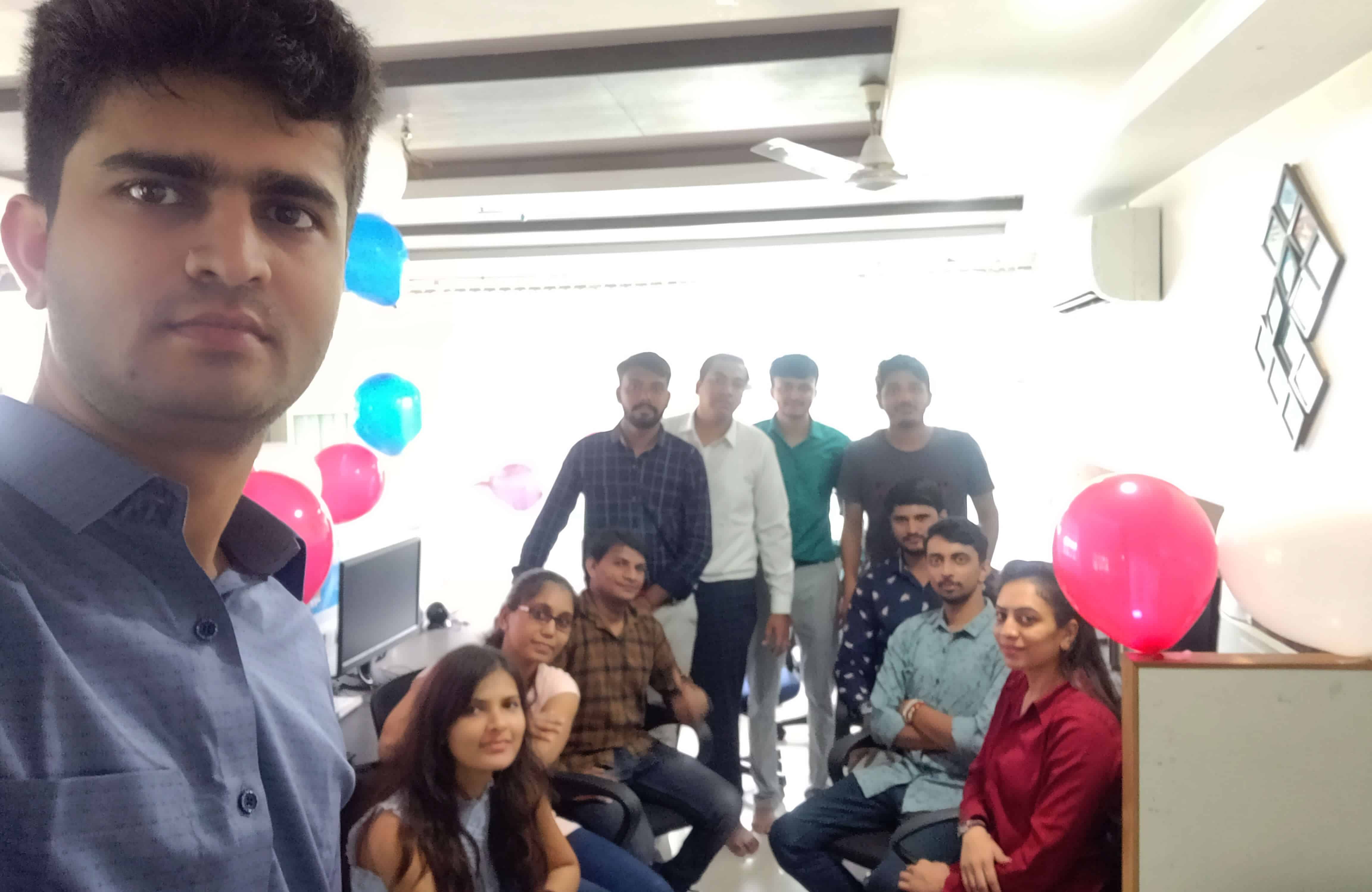 Team Selfie - samarpan infotech 3rd anniversary celebrations