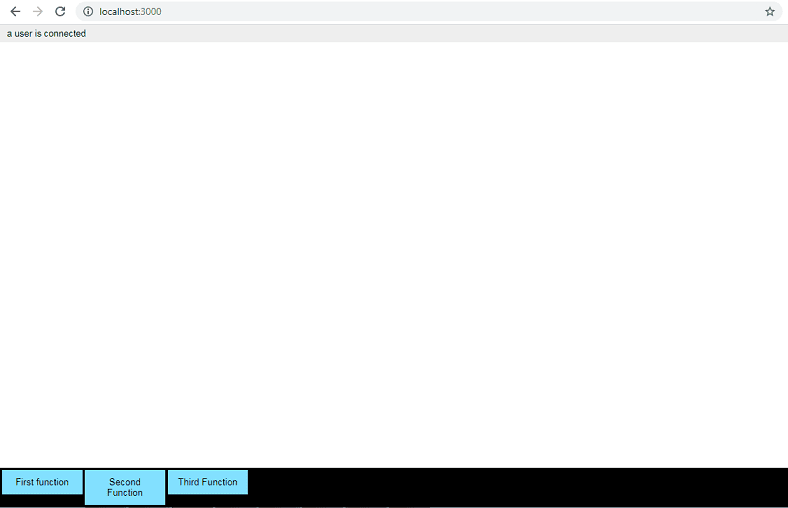 execute project and check first function output