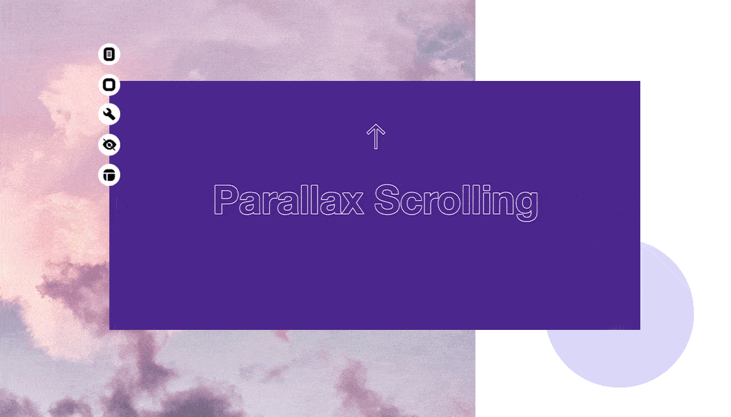 Parallax Scrolling Animation Example