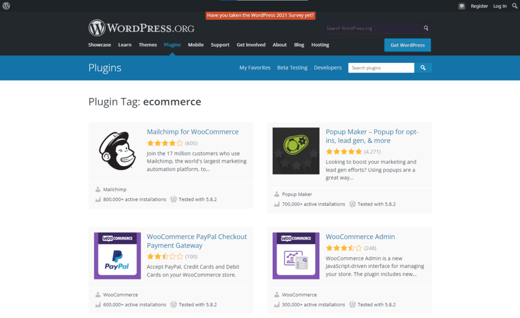 WordPress eCommerce Plugins Directory