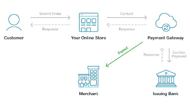 payment gateway working process image