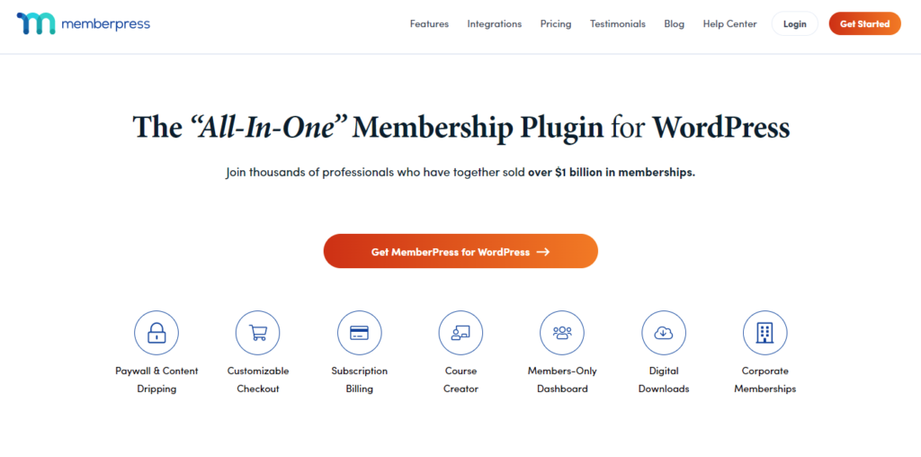 MemberPress website image