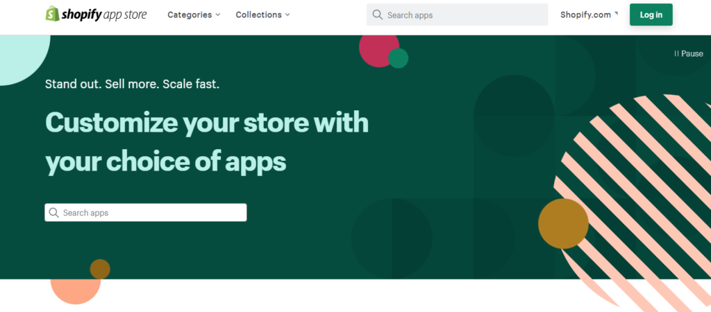 Shopify App Store Website