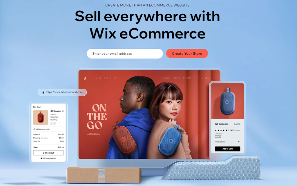 wix ecommerce page Wix vs WordPress: Which Is Better Platform For Your Website?