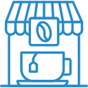coffee shop icon WordPress Development
