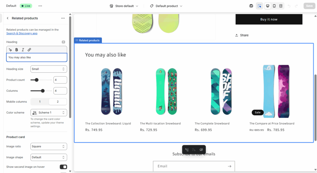 Product recommendation 2