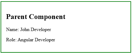 Step 1 - Set Up the Parent Component