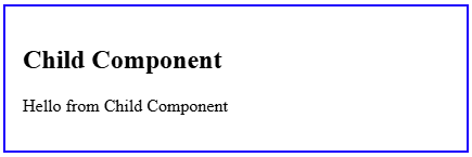 Step 1 - Create the Child Componentย